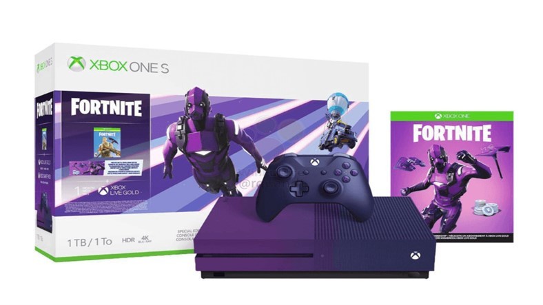 Mor Renkli Xbox One S Fortnite Sürümü Ortaya Çıktı