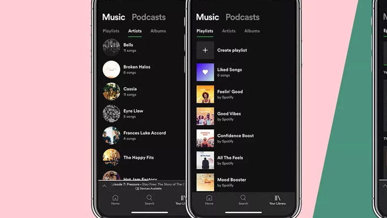 Spotify, Podcast ve Müzikler Bölümlerini Birbirinden Ayırdı