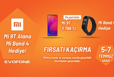 Evofone’dan Mi Band 4 Hediyeli Xiaomi Mi 9T Kampanyası